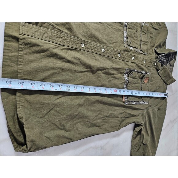 Gamekeeper Men's Short Button Up / Pockets Camo Shirt Size XL - Picture 6 of 11